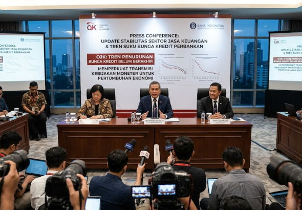 OJK - Trend penurunan suku bunga