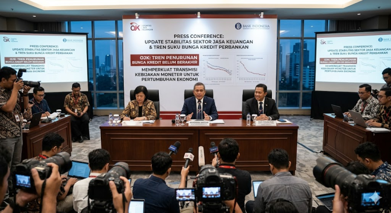 OJK - Trend penurunan suku bunga